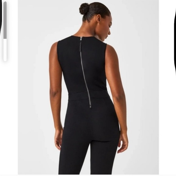 SPANX Perfect Sleeveless Jumpsuit in Black - Picture 3 of 11